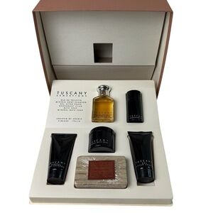 Vintage Aramis TUSCANY Men’s Perfume Gift Set After Shave, Soap Shampoo Etc READ